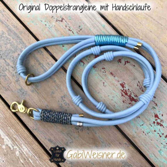 Luxus Hundeleine mit Handschlaufe