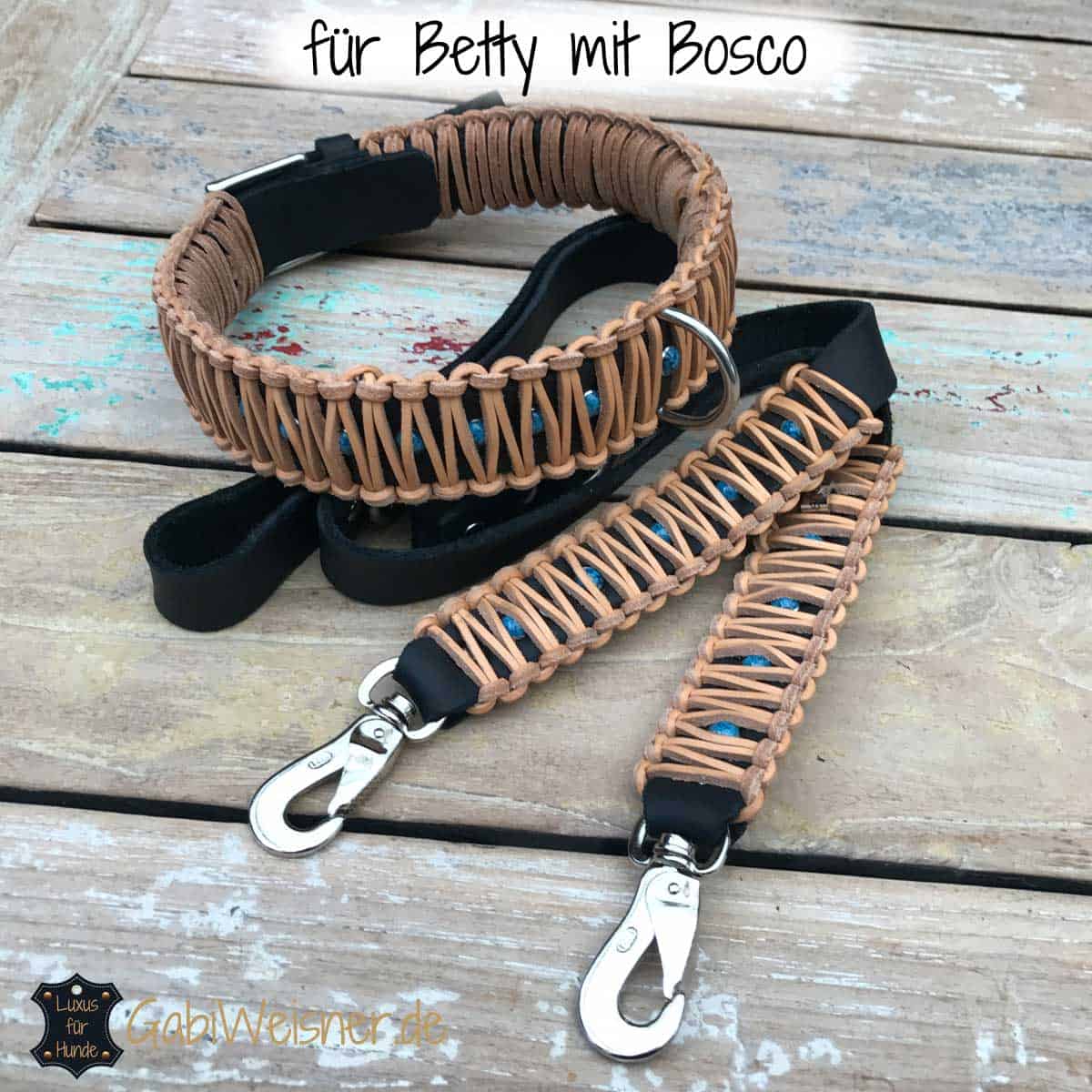 Hundehalsband Leder 5 cm Hundehalsband Leder 5 cm breit BIS 65 cm
