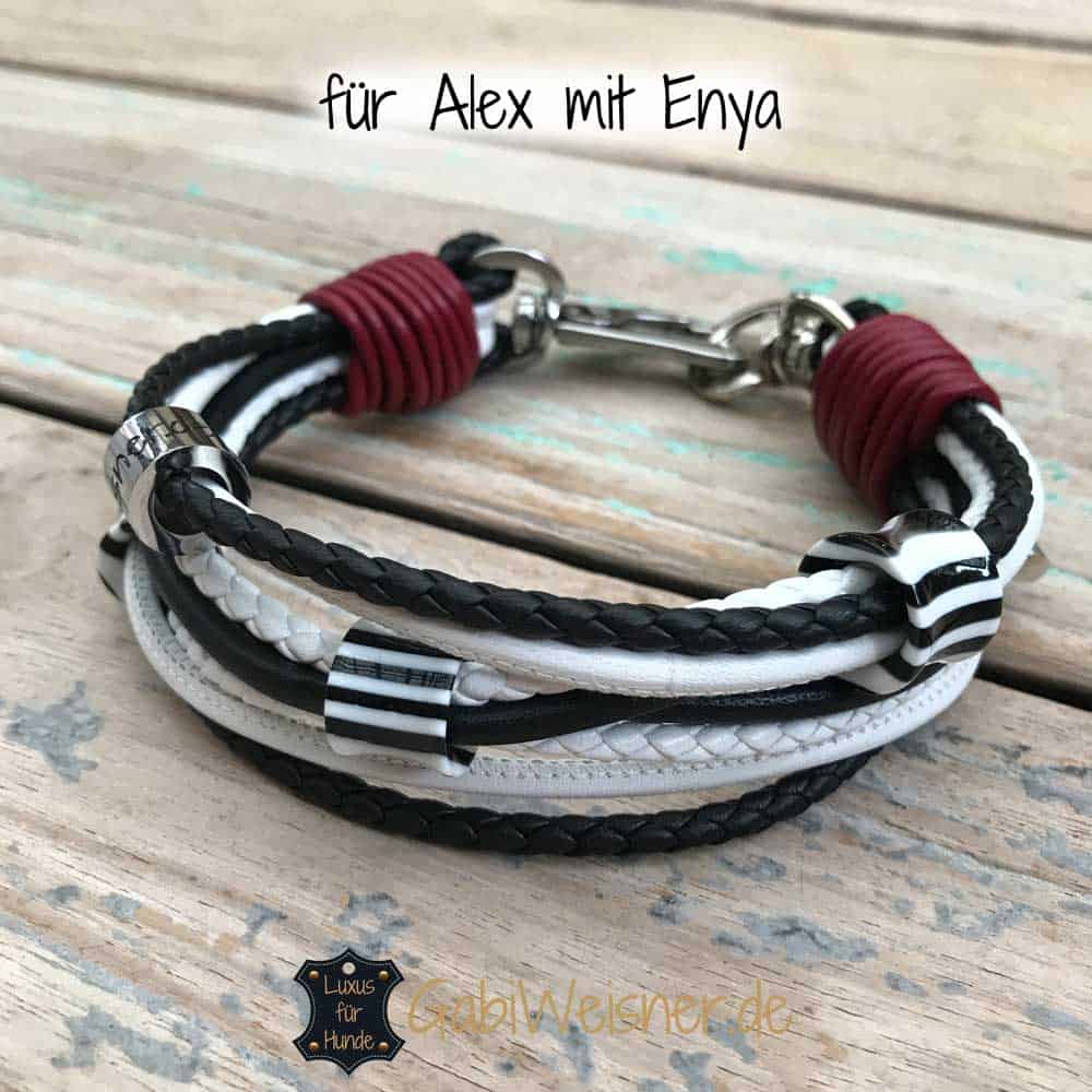 Luxus Mini Halsband im Leder
