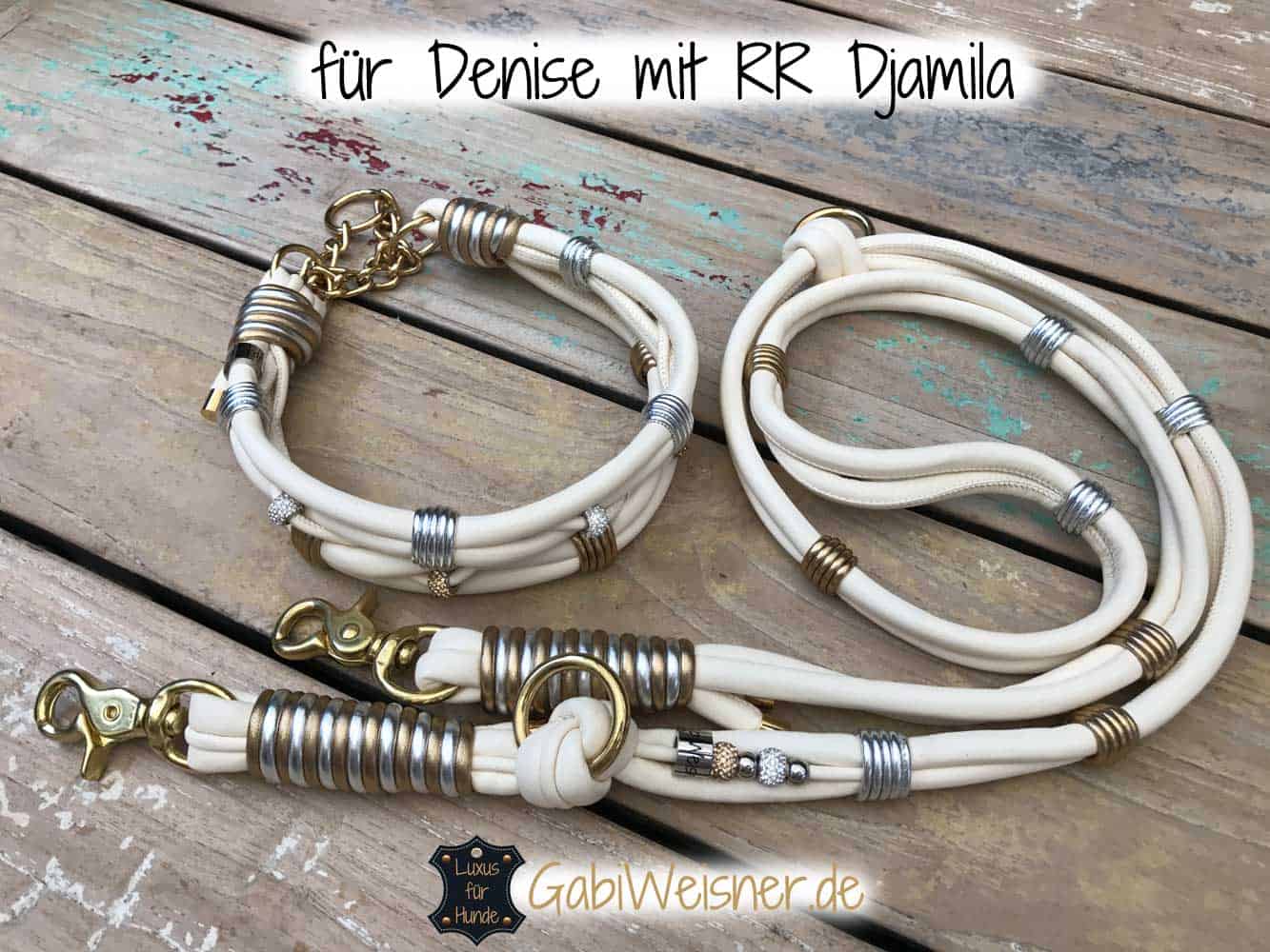 Luxus Hundehalsband mit Strass Luxus Hundehalsband mit Strass, Leder 4 cm breit