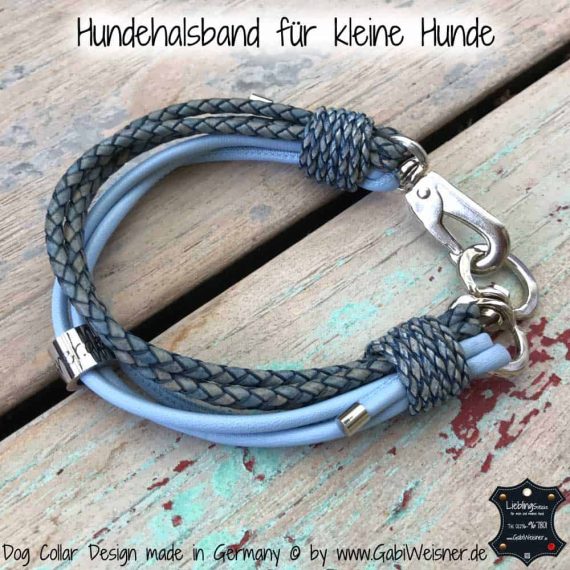Halsband für ganz kleine Hunde individuell gestalten