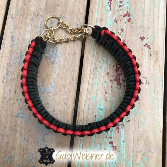 Hundehalsband Leder mit Zugstopp