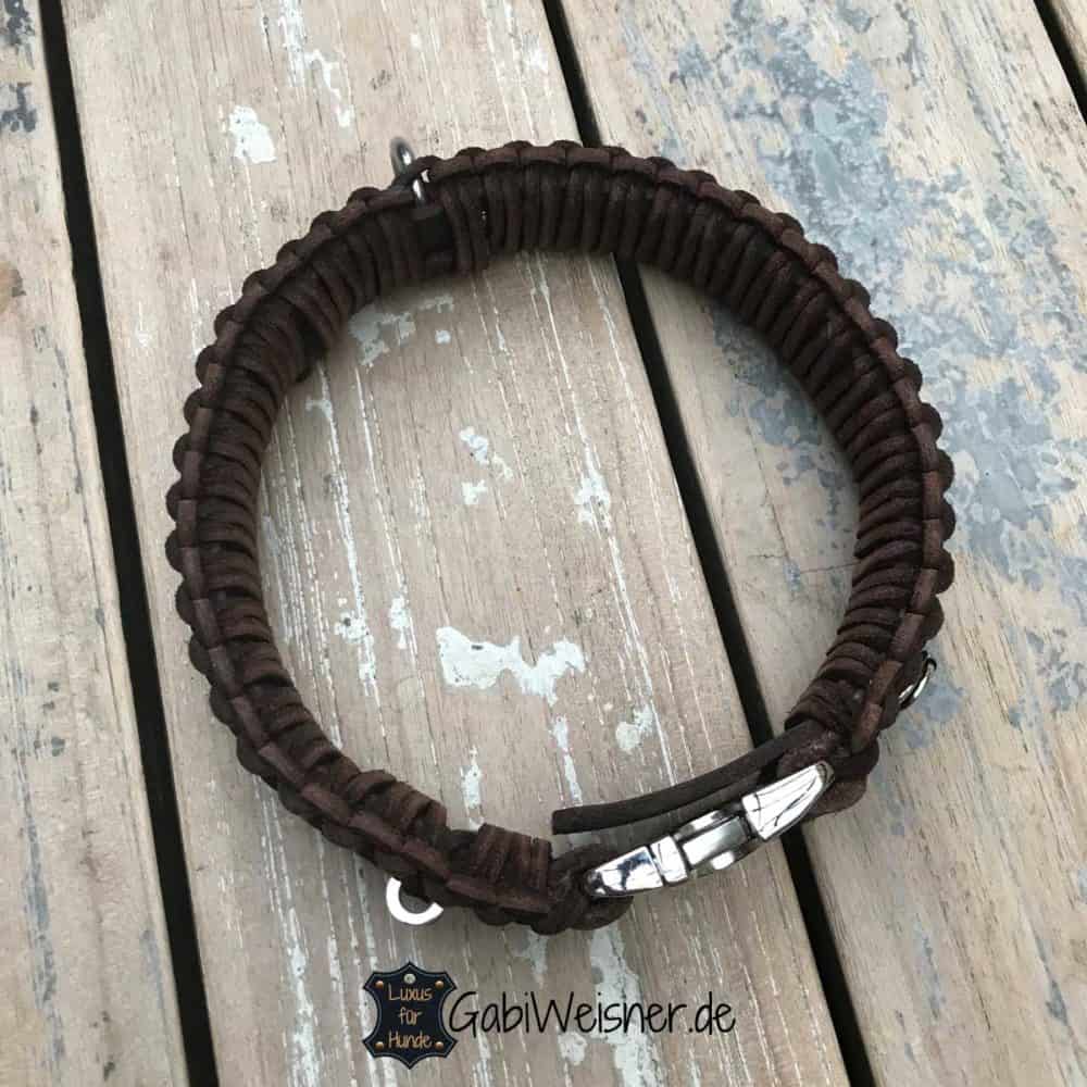 Bestickbares Hundehalsband - Personalisierbar Mit Name & Telefonnummer