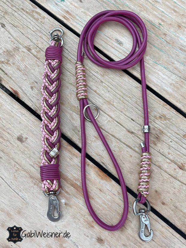 Boho Halsband und Leine für kleine Hunde