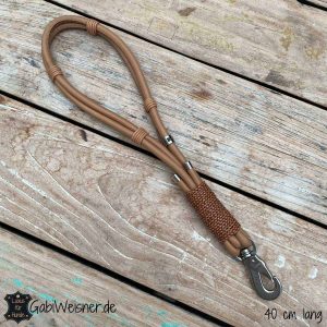 PLUTUS PET Kurze Hundeleine, 25 Cm, Mit Karabiner & Reflektierenden Nähten – Für Große Hunde & Training