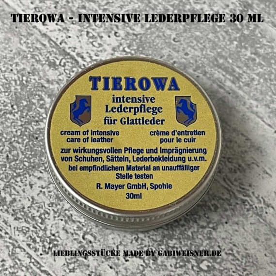 Lederfett TIEROWA - intensive Lederpflege 30 ml