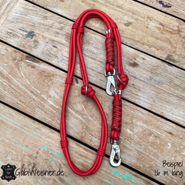 Caninedesign Weihnachts-Hundehalsband – Nylon, 2,5 Cm Breit, Verstellbar, Größe M (13-19 Zoll), Rot-grün Mit Bäumen