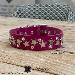 Newtensina Hundehalsband & Leine Set – 3-teilig Mit Strass & Krone, Für Kleine Hunde, Rot, Größen XXS Bis M