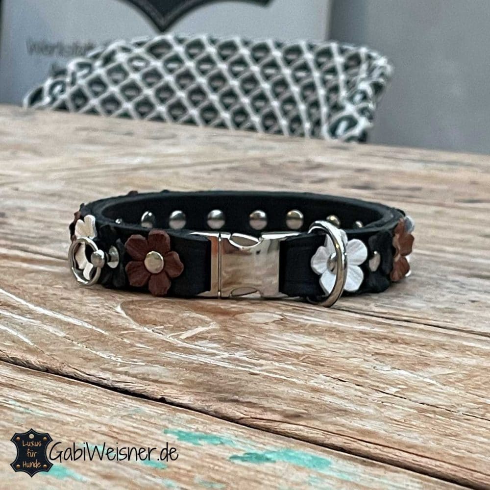 HUNTER CANNES Hundehalsband – Nappaleder, Weich, Größe 40 (XS-S), Orange, Made In Germany