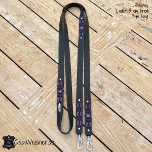 Bub's Hundehalsband Aus Rindsleder – Größe L (37-46 Cm), Geölt & Weich