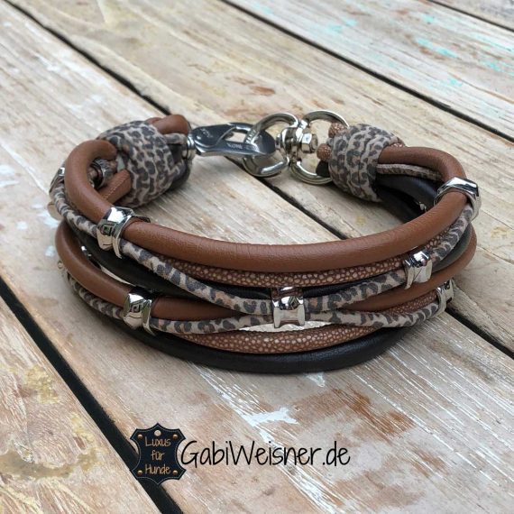 Luxus Hundehalsband 5 cm breit für Rhodesian Ridgeback