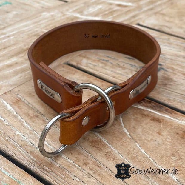 Ancol Leder-Hundehalsband Für Windhunde – Klassisches Design, Made In UK