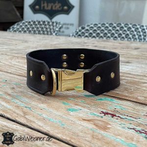 Metall-Hundehalsband Mit Namensschild – 55 Cm, Robust & Personalisierbar