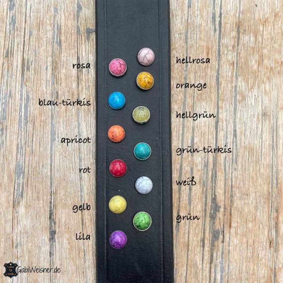 Bunte Nieten alle Farben