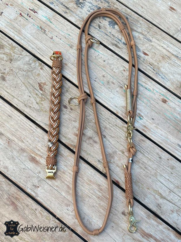 Edles Hundehalsband SET für kleine Hunde