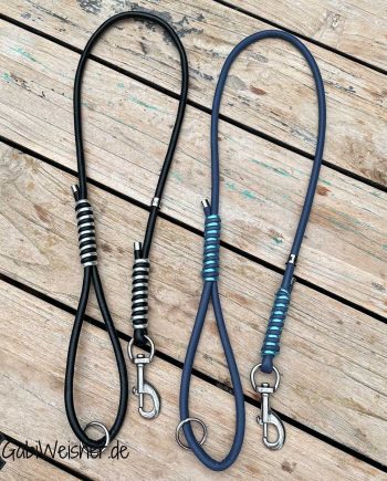 Hundeleine aus Rundleder in allen Farben