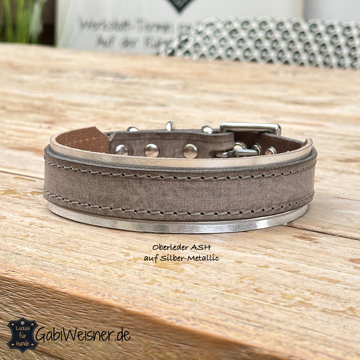 Hundehalsband Leder