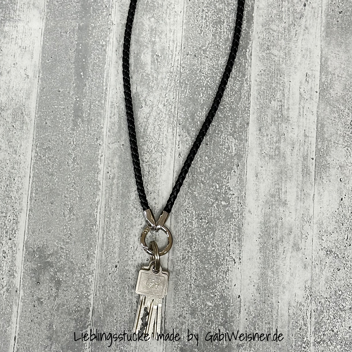Schlüsselkette aus Leder