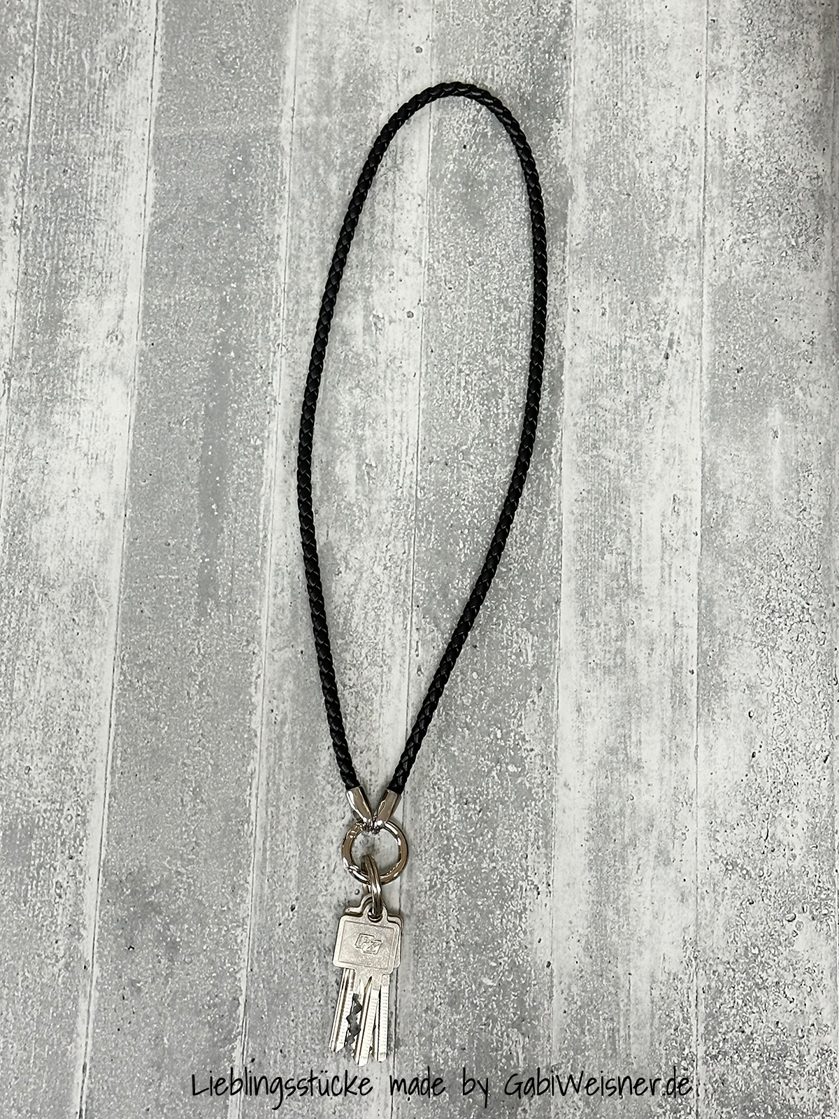 Schlüsselkette aus Leder