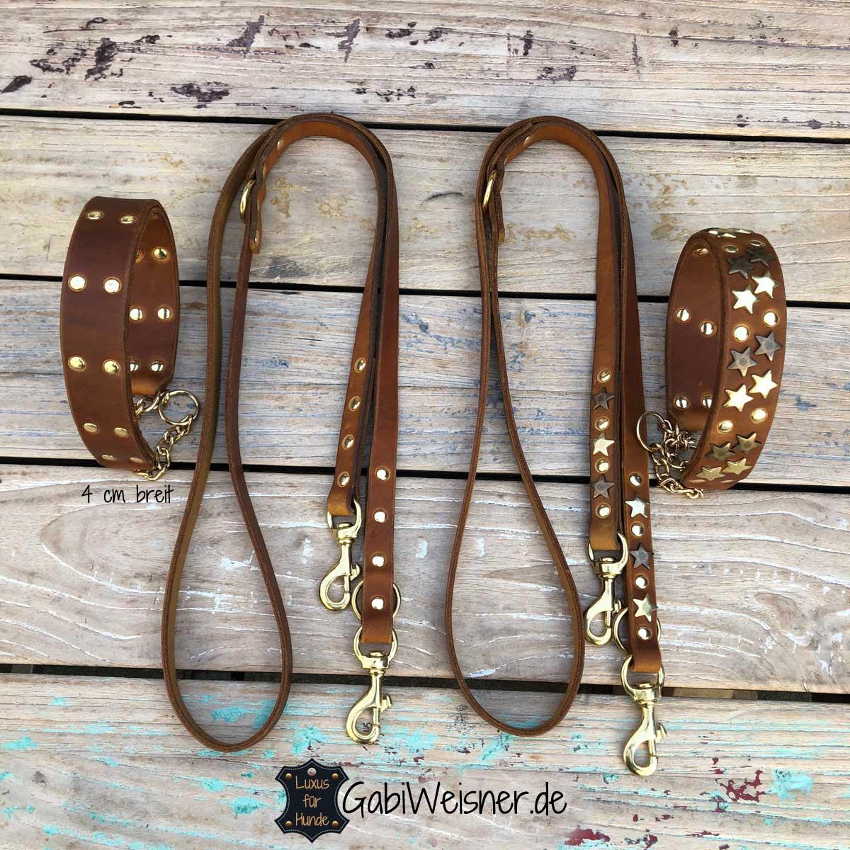 Lupine Combo Hundehalsband – Mit Muster, Verstellbar 48,6-68,6 Cm, Limit-Slip Martingale-Stil