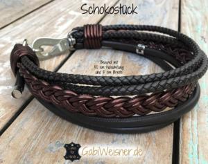 Hundehalsband Schokostück