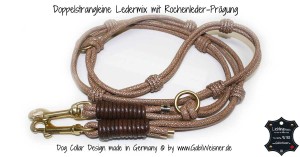 Doppelstrangleine-Ledermix-mit-Rochenleder-Prägung-2       