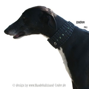 Gordon-Windhundhalsband-Hundehalsband-Leder-6cm-swarovski
