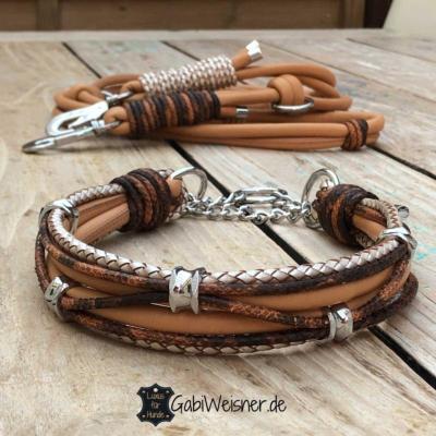 Halsband-und-Leine-Mandel-SET