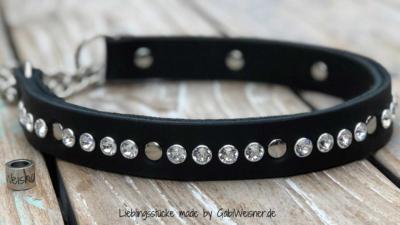 Hundehalsband-Leder-Swarovski-1