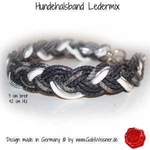 Hundehalsband-Schlangenleder-metallic-geflochten-6 