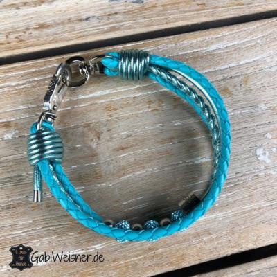 Hundehalsband-mit-Strass-Leder-Mix-für-kleine-Hunde-bis-33-cm-HU-