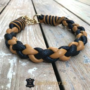 Hundehalsband-und-Leine-im-SET-Luxus-für-große-Hunde 1