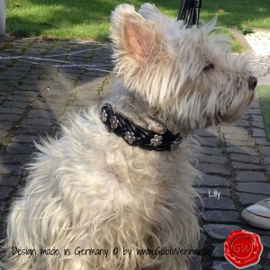 Lederhalsband-Hundehalsband-Leder-geflochten-mit-Blümchen-6