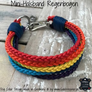 Regenbogen-Halsband-gute-3-cm-breit-geflochten-3
