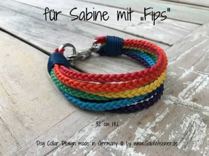 Regenbogen-Halsband-gute-3-cm-breit-geflochten-6