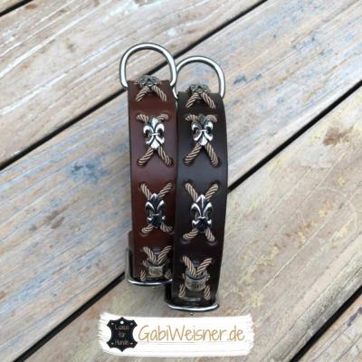 hundehalsband-leder-fleur-de-lys-seide-1