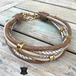 hundehalsband-leder-mix-braun-beige-tunnel-gold-1