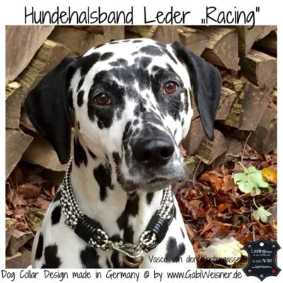 hundehalsband-leder-racing-schwarz-weiß-4