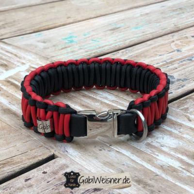 hundehalsband-mit-alu-max-klick-verschluss-leder-3-cm-breit-rot-schwarz